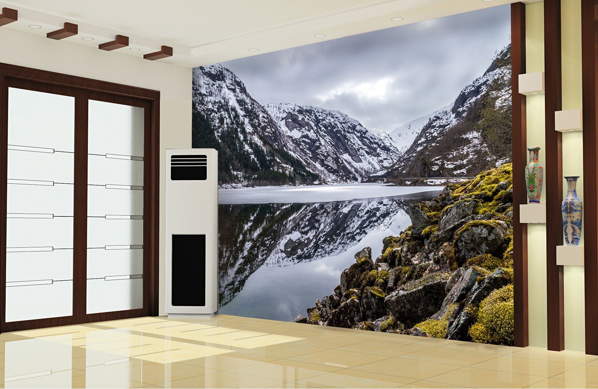 3D Snow Cold Hill 619 Wallpaper AJ Wallpaper