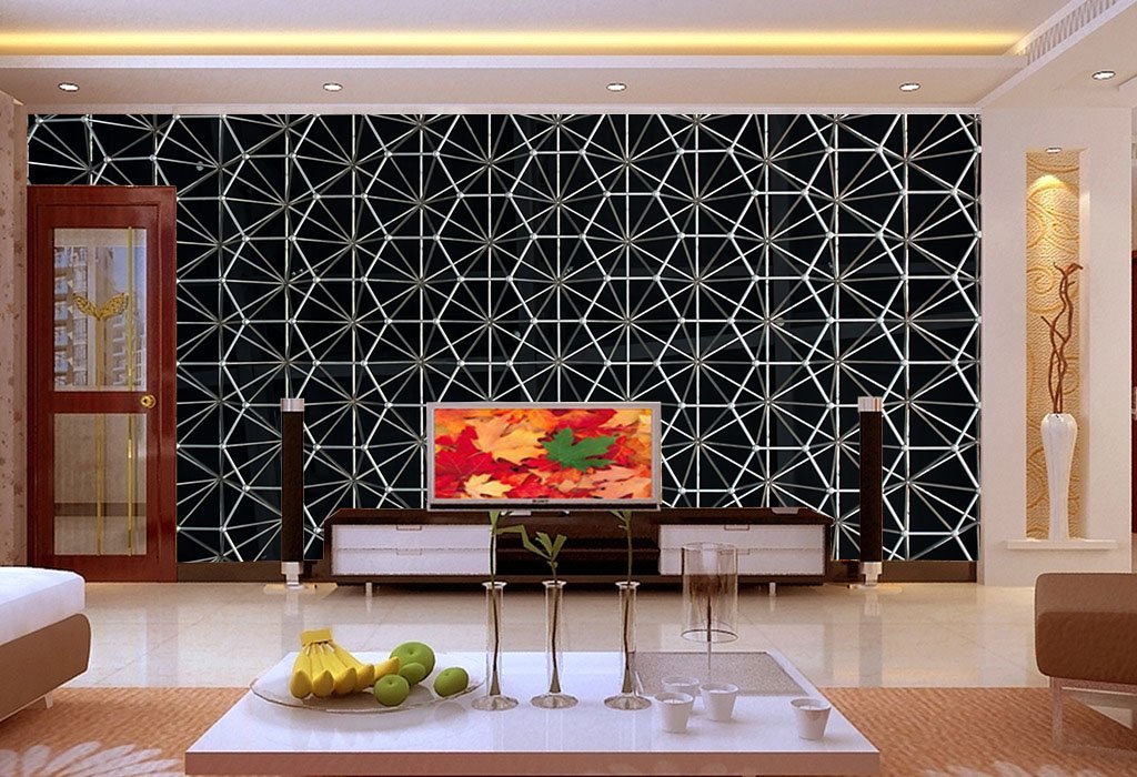 3D Hexagonal Line 186 Wallpaper AJ Wallpaper