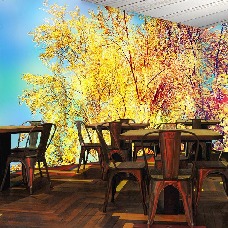 Yellow Branches Wallpaper AJ Wallpaper