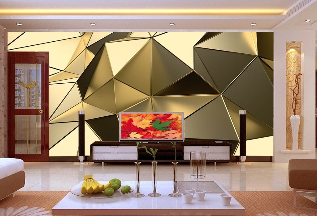 3D Triangle Mirror 164 Wallpaper AJ Wallpaper