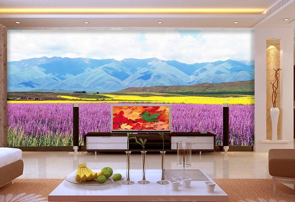 Basin Flower Fields Wallpaper AJ Wallpaper