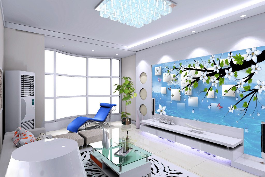 3D Pear Flower Branch 573 Wallpaper AJ Wallpaper