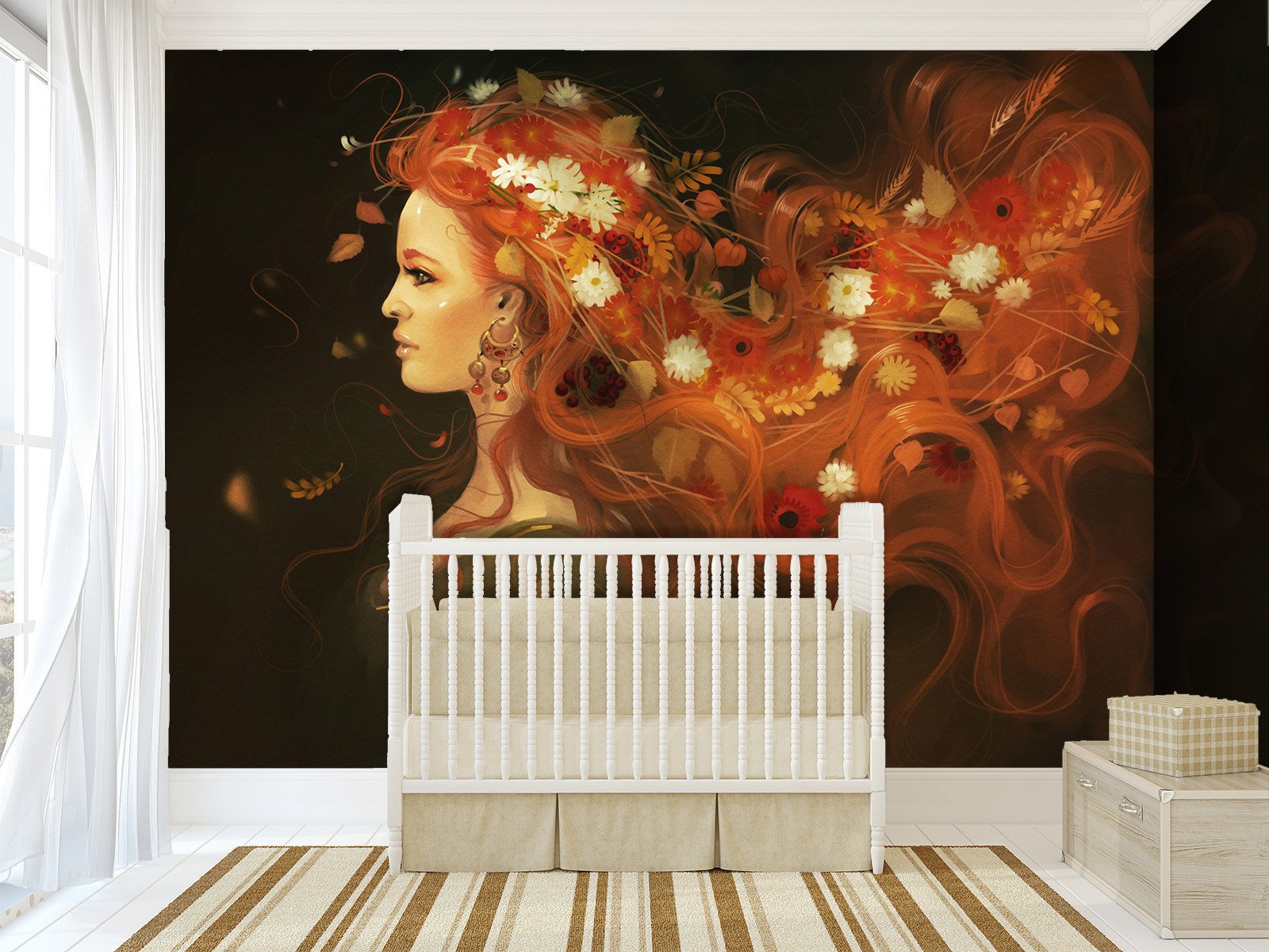 3D Gold Hair Girl 38 Wallpaper AJ Wallpaper