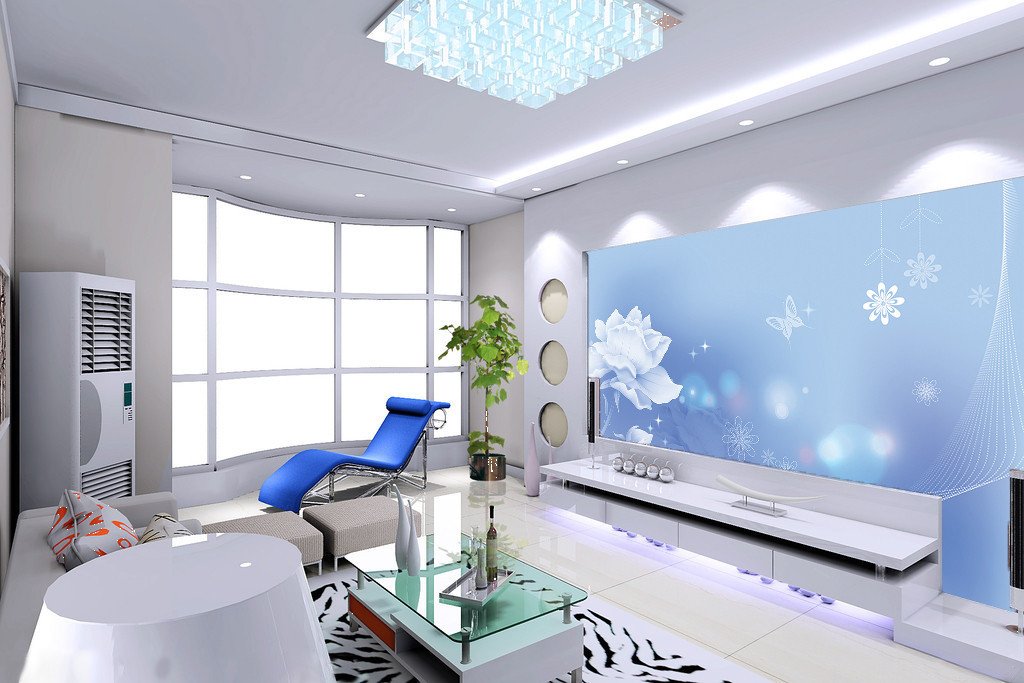 3D Pure White Louts Flower 822 Wallpaper AJ Wallpaper