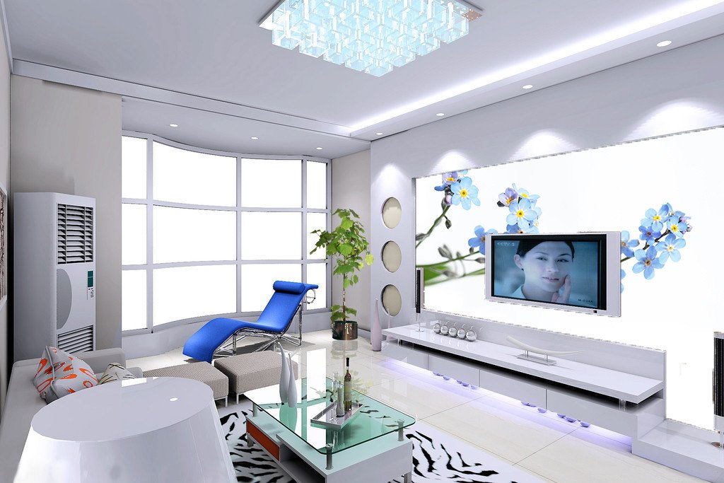 Blue Flowers 2 Wallpaper AJ Wallpaper