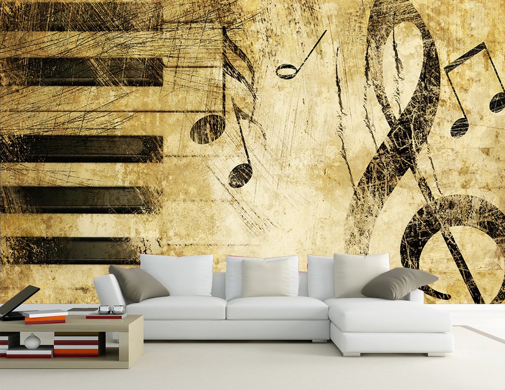 Dancing Notes Wallpaper AJ Wallpaper