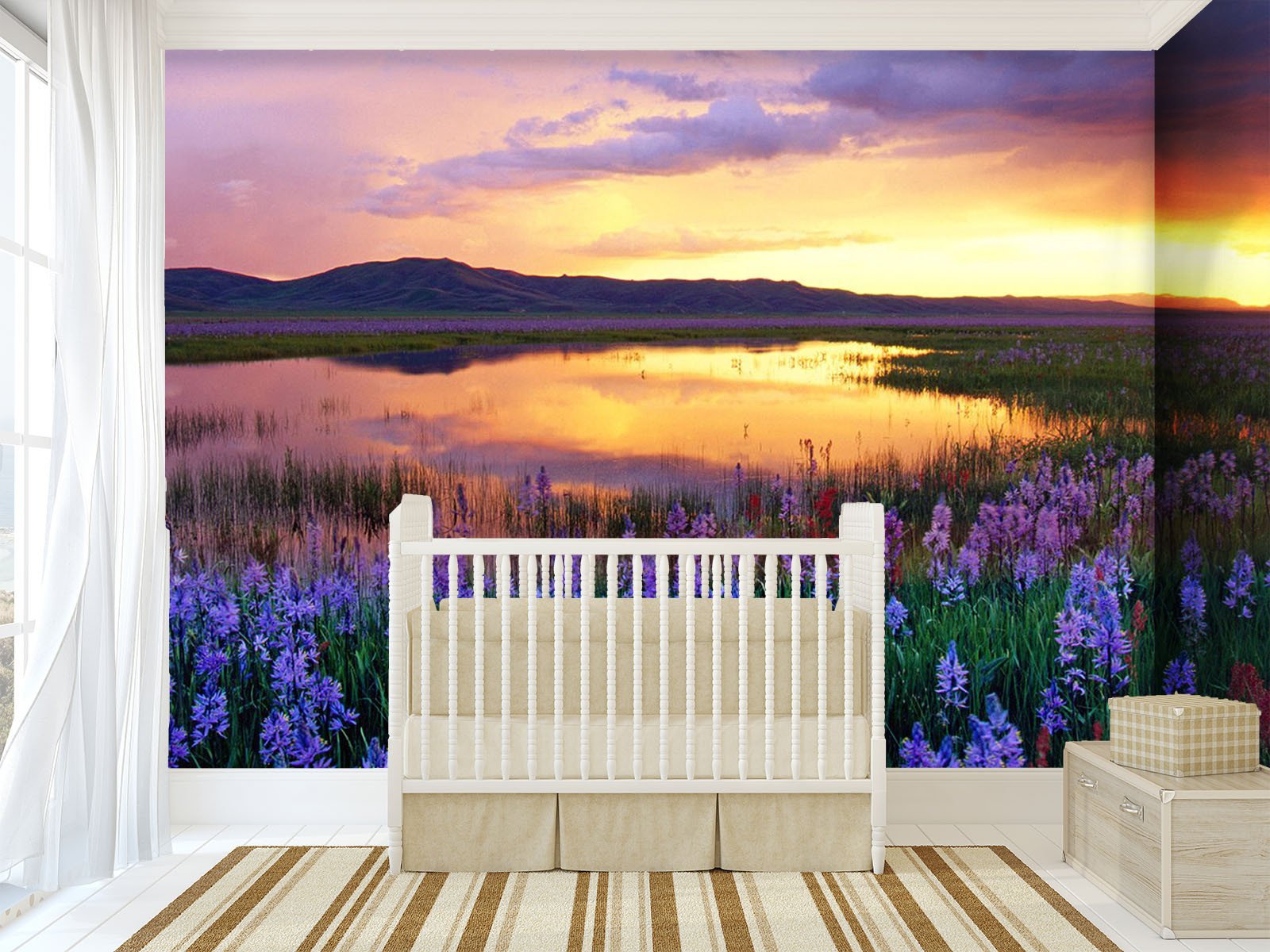 Beautiful Lake Sunset Wallpaper AJ Wallpaper 2