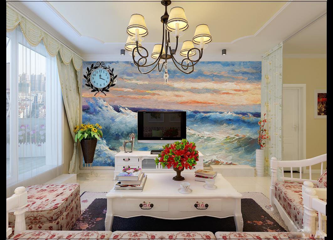 Waves Wallpaper AJ Wallpaper