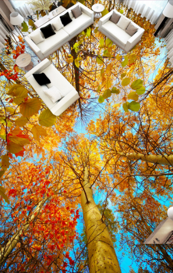 3D Maple 378 Floor Mural Wallpaper AJ Wallpaper 2