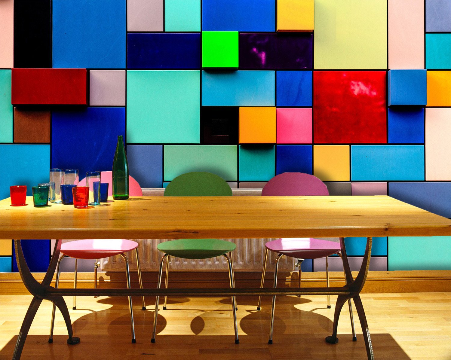 3D Colorful Square 92 Wallpaper AJ Wallpaper