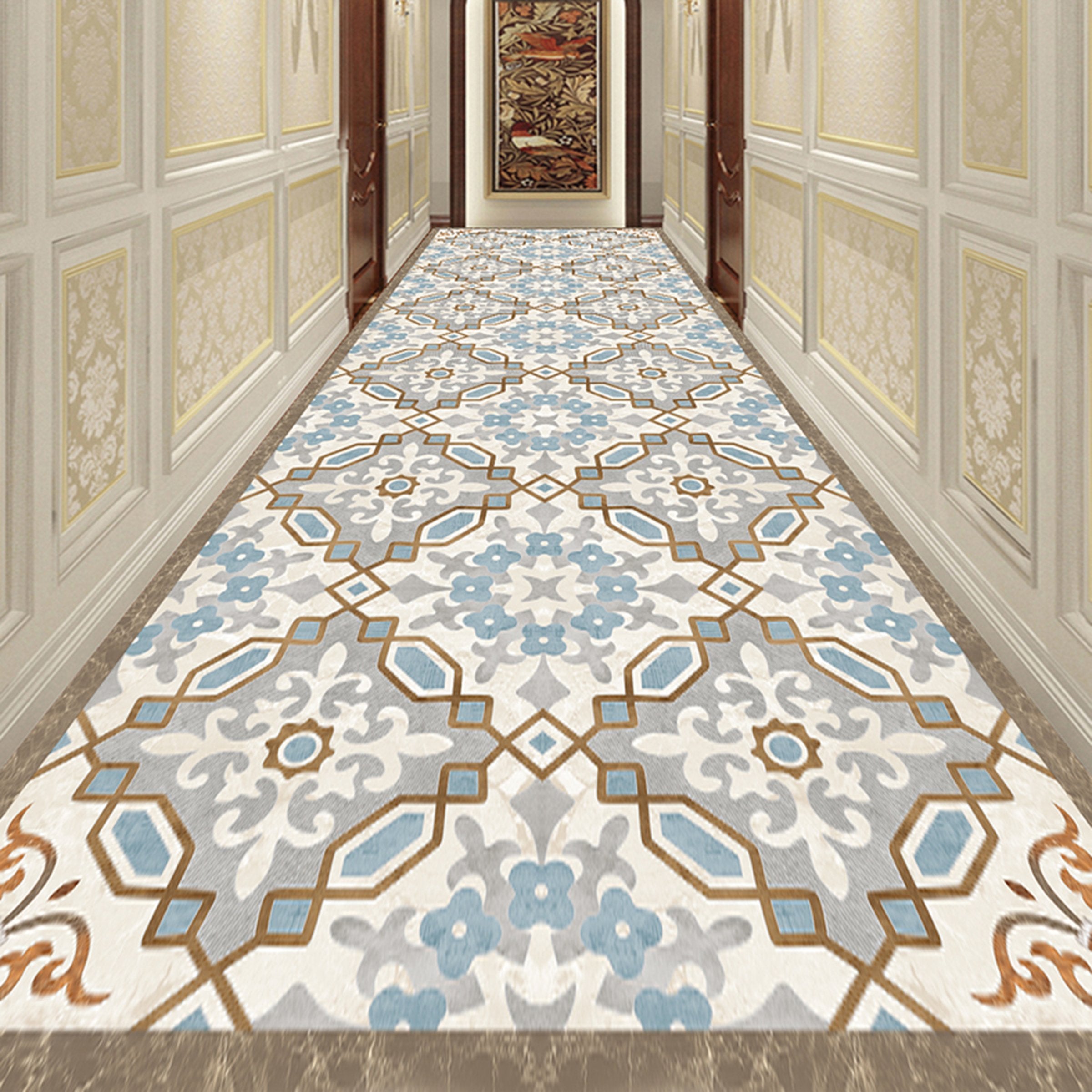 3D Small Square WG576 Floor Mural Wallpaper AJ Wallpaper 2