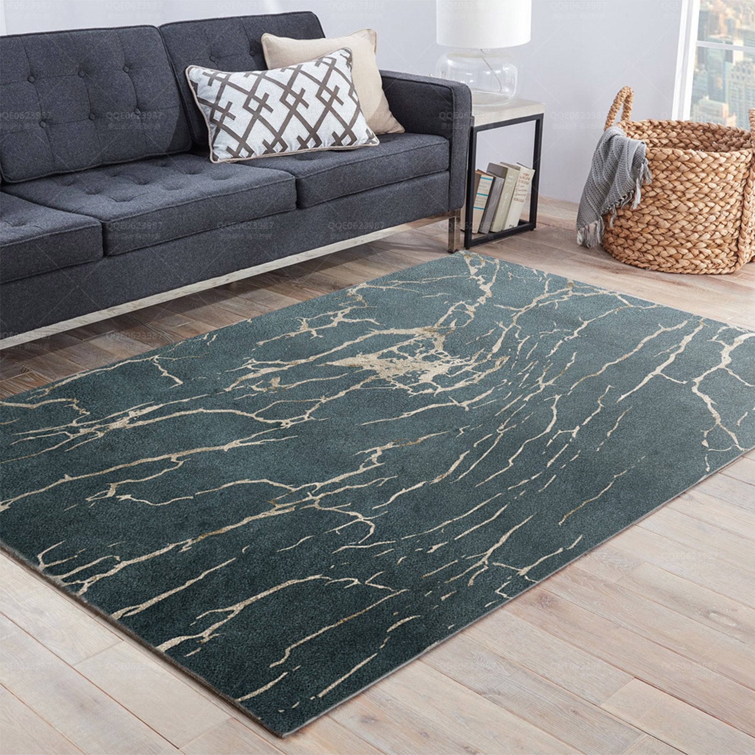 3D Golden Stripes WG113 Non Slip Rug Mat Mat AJ Creativity Home