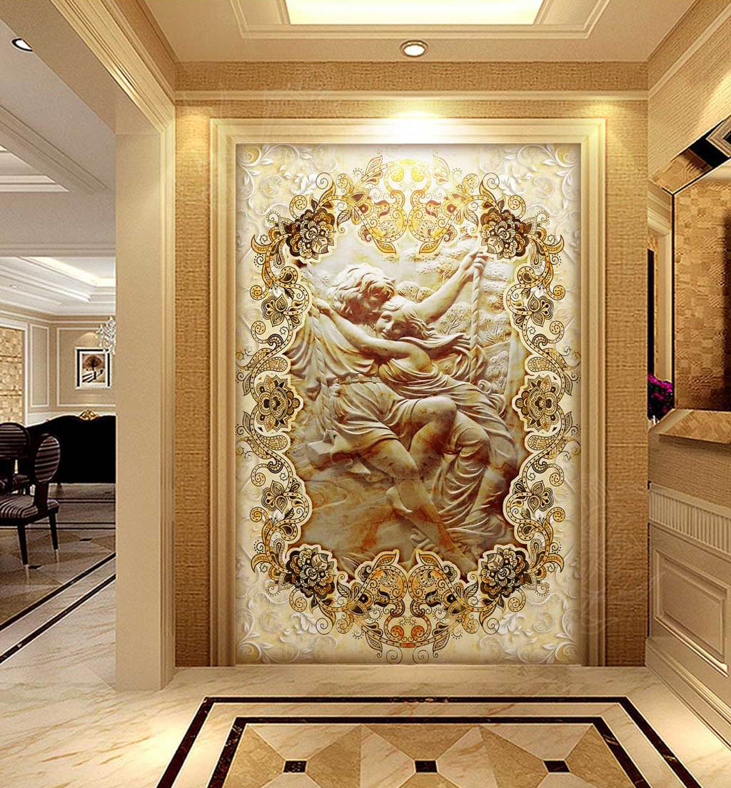 3D Carving Lace WG072 Wall Murals