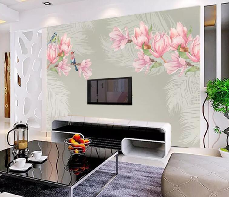 3D Peach Blossom WG82 Wall Murals Wallpaper AJ Wallpaper 2