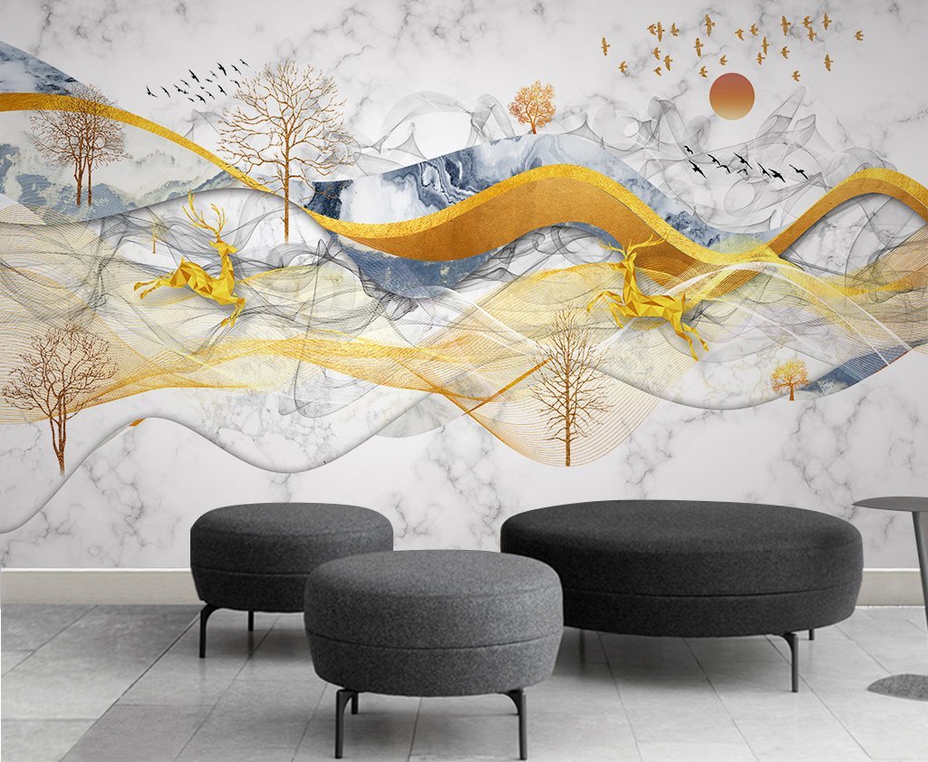 3D Landscape Painting 800 Wall Murals Wallpaper AJ Wallpaper 2