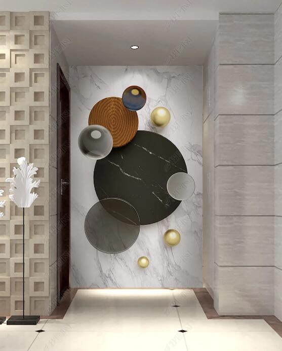 3D Marble Pattern WC275 Wall Murals
