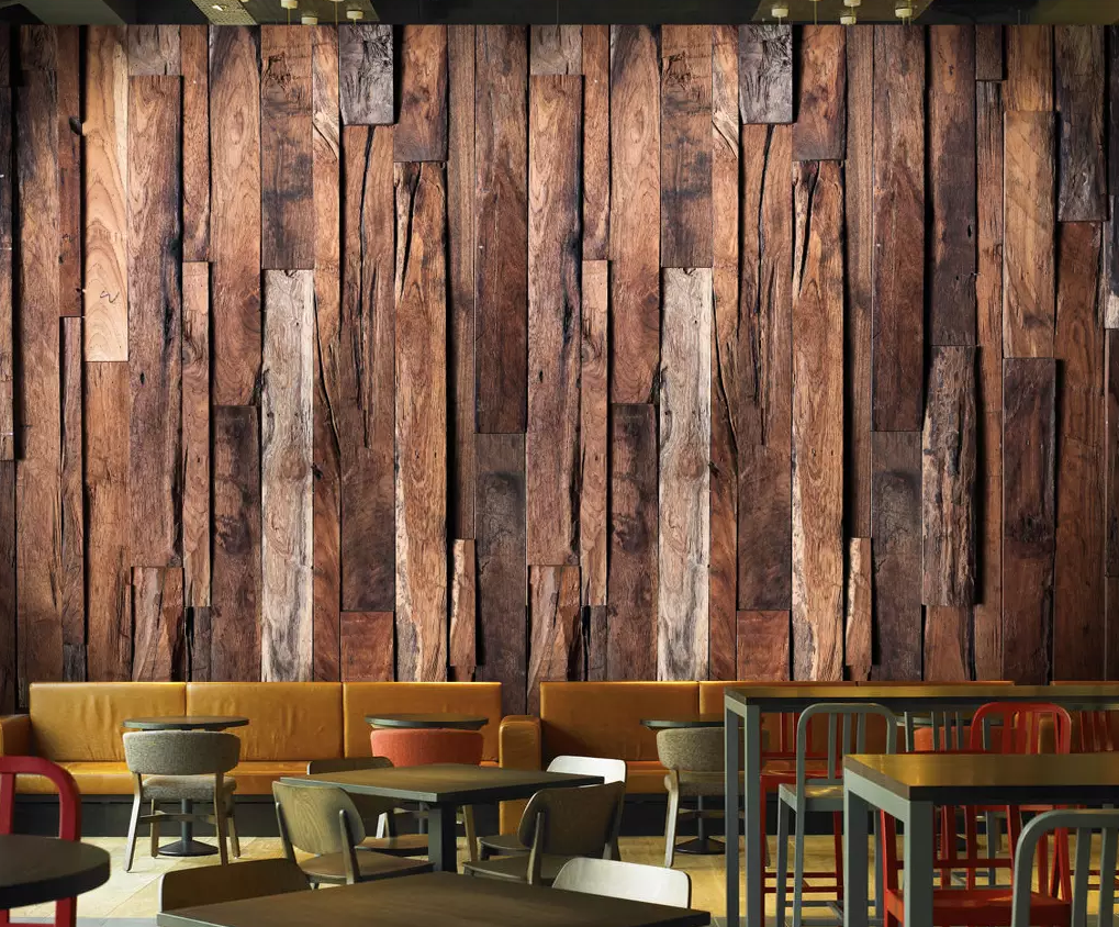 3D Vertical Wooden Wall 117 Wallpaper AJ Wallpaper 2