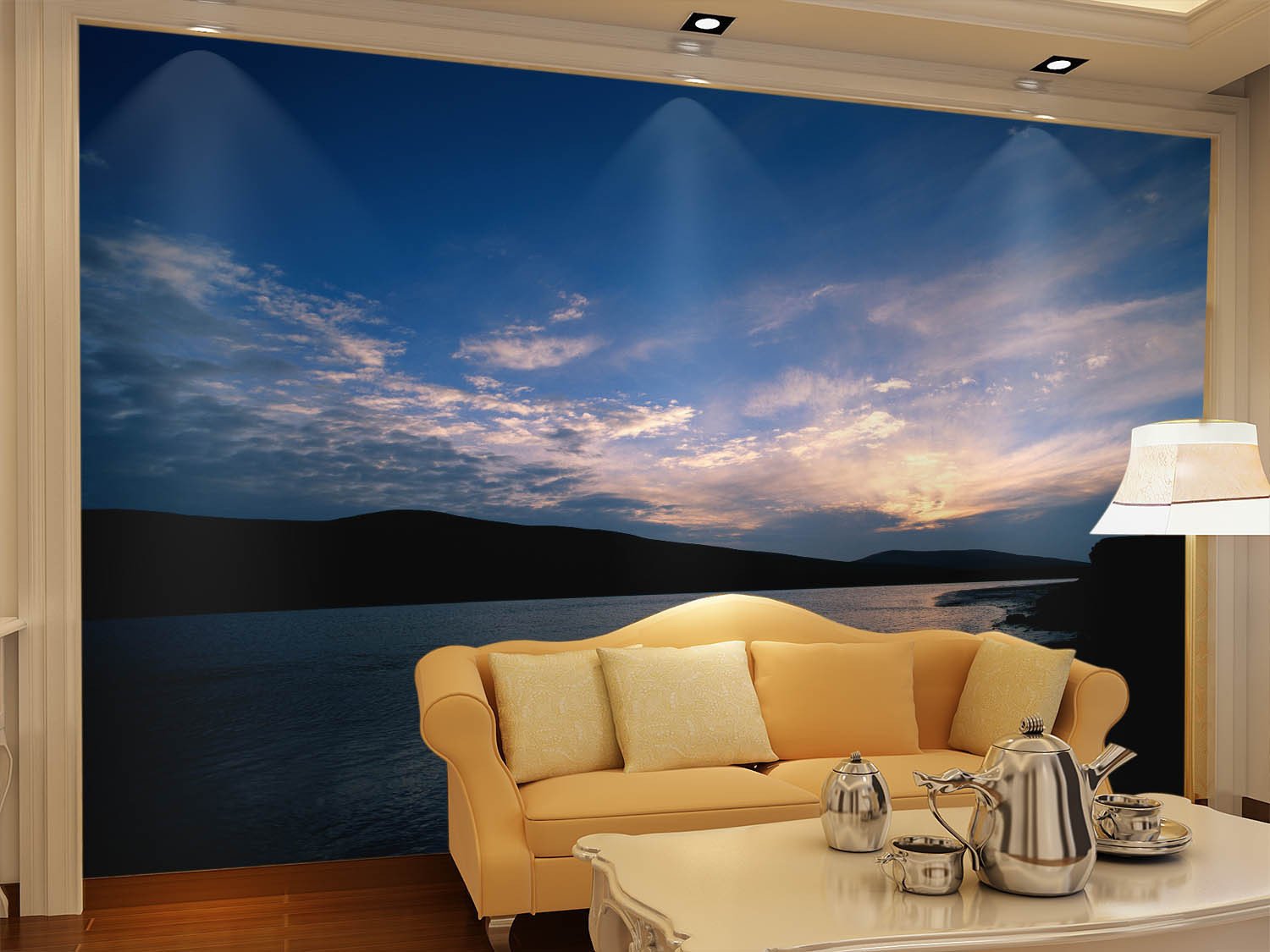 Vast River Scenery Wallpaper AJ Wallpaper