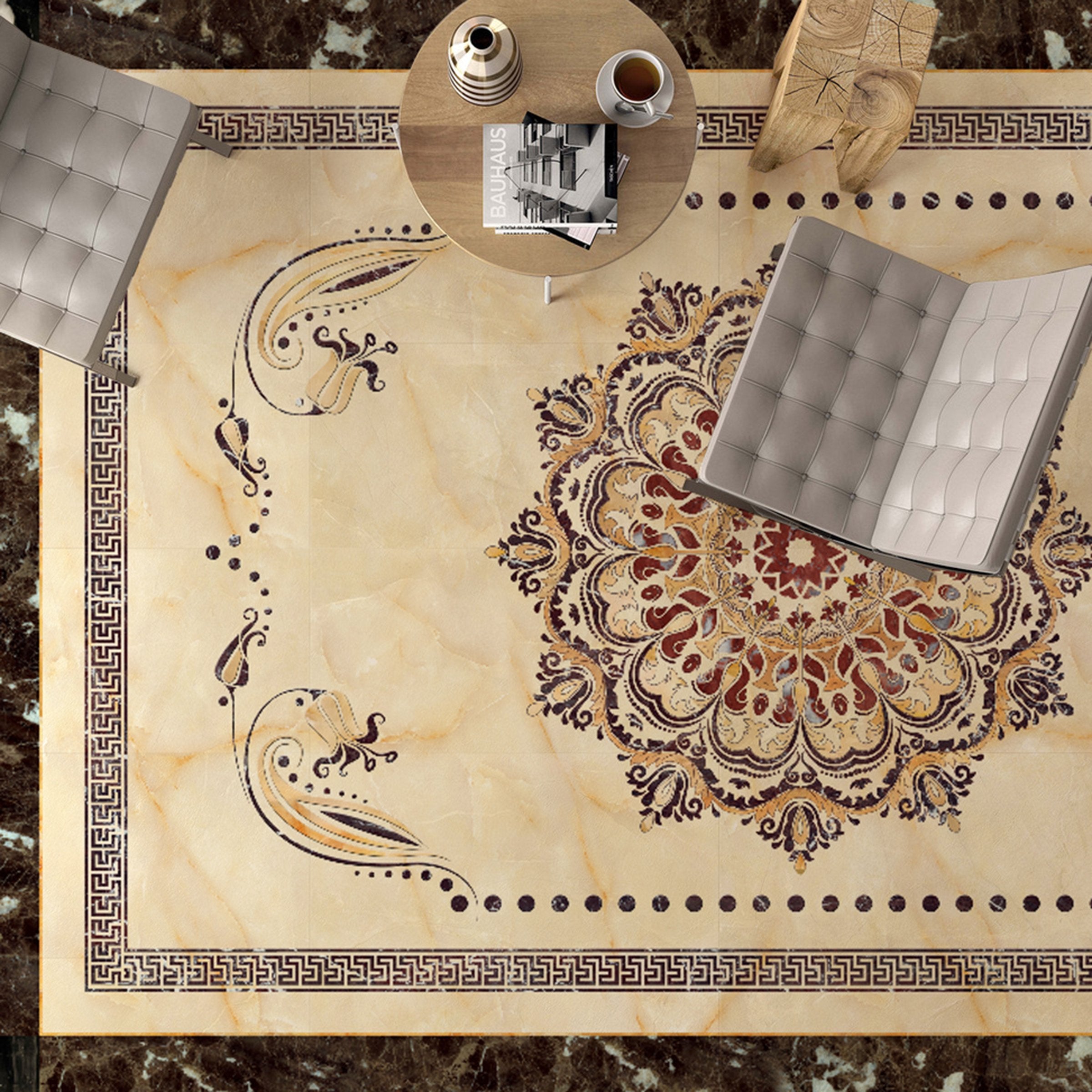 3D Black Marble Pattern WG345 Floor Mural Wallpaper AJ Wallpaper 2