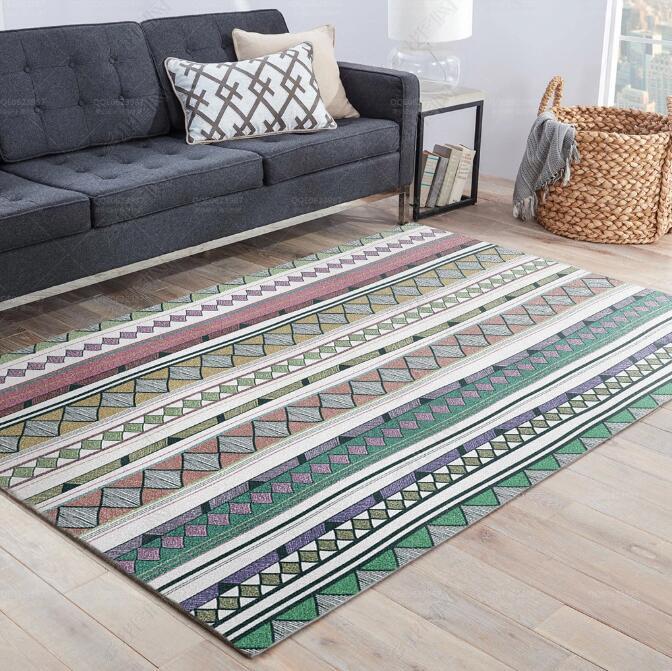 3D Color Geometry WG577 Non Slip Rug Mat Mat AJ Creativity Home