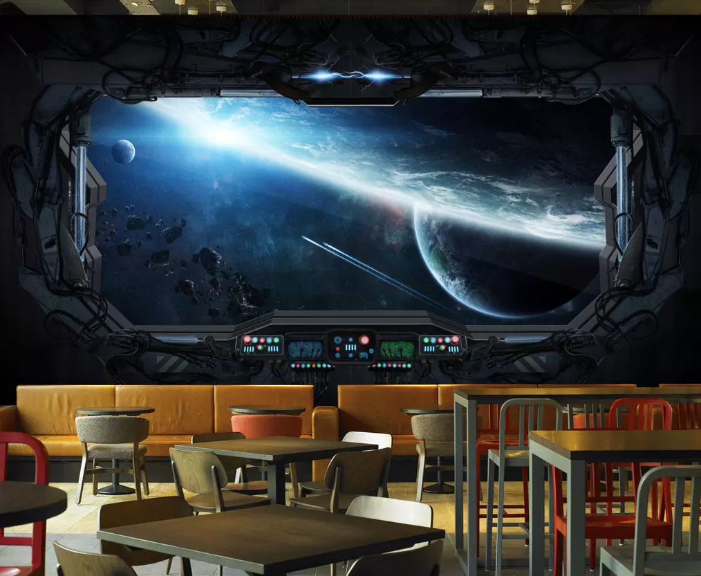 3D Spaceship Space Planet 112 Wallpaper AJ Wallpaper 2