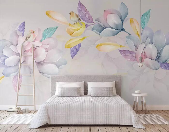3D Colored Petals WG96 Wall Murals Wallpaper AJ Wallpaper 2