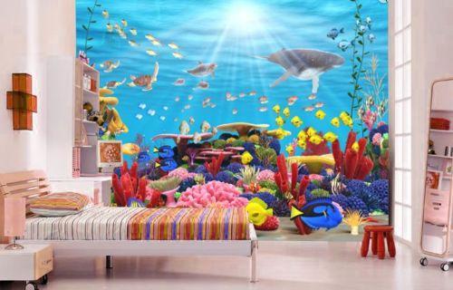 3D Coral Fish Sea 579 Wallpaper AJ Wallpaper
