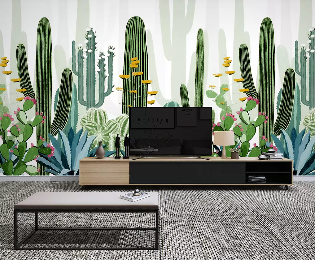 3D Cactus Long 368 Wallpaper AJ Wallpaper 2