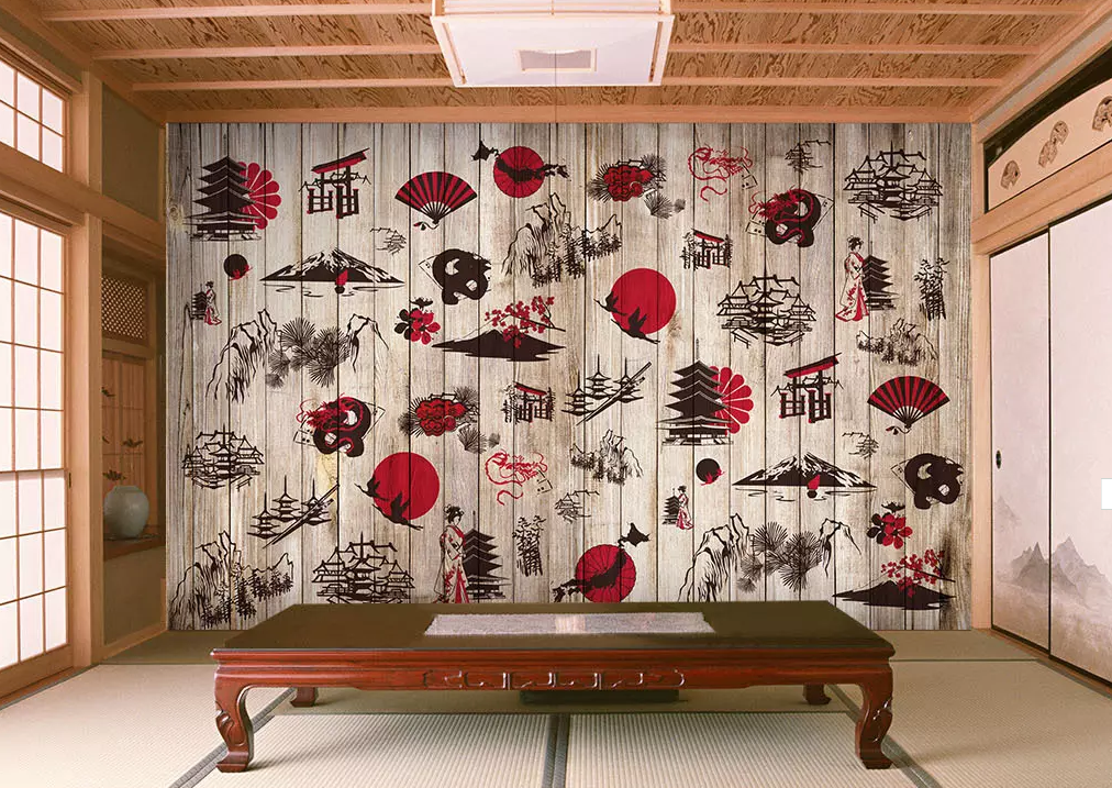 3D Fan Umbrella Pattern 89 Wallpaper AJ Wallpaper 2