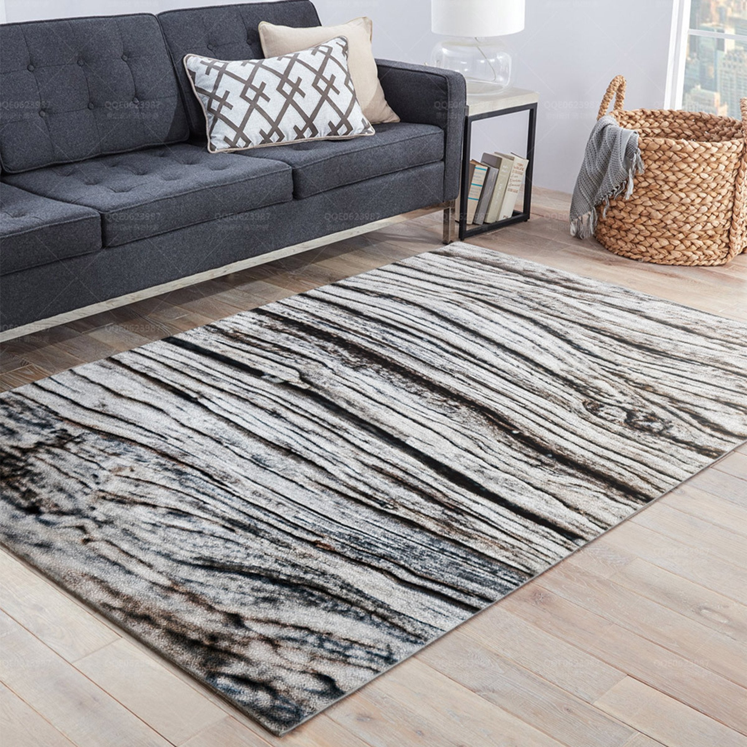 3D Mud Stripes WG162 Non Slip Rug Mat Mat AJ Creativity Home