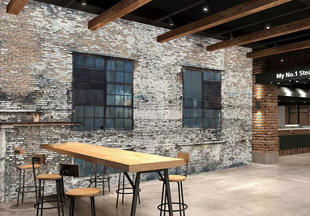 3D Brick Wall Window 114 Wallpaper AJ Wallpaper 2