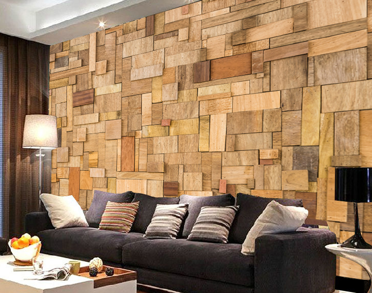 Jagged Planks Wallpaper AJ Wallpaper