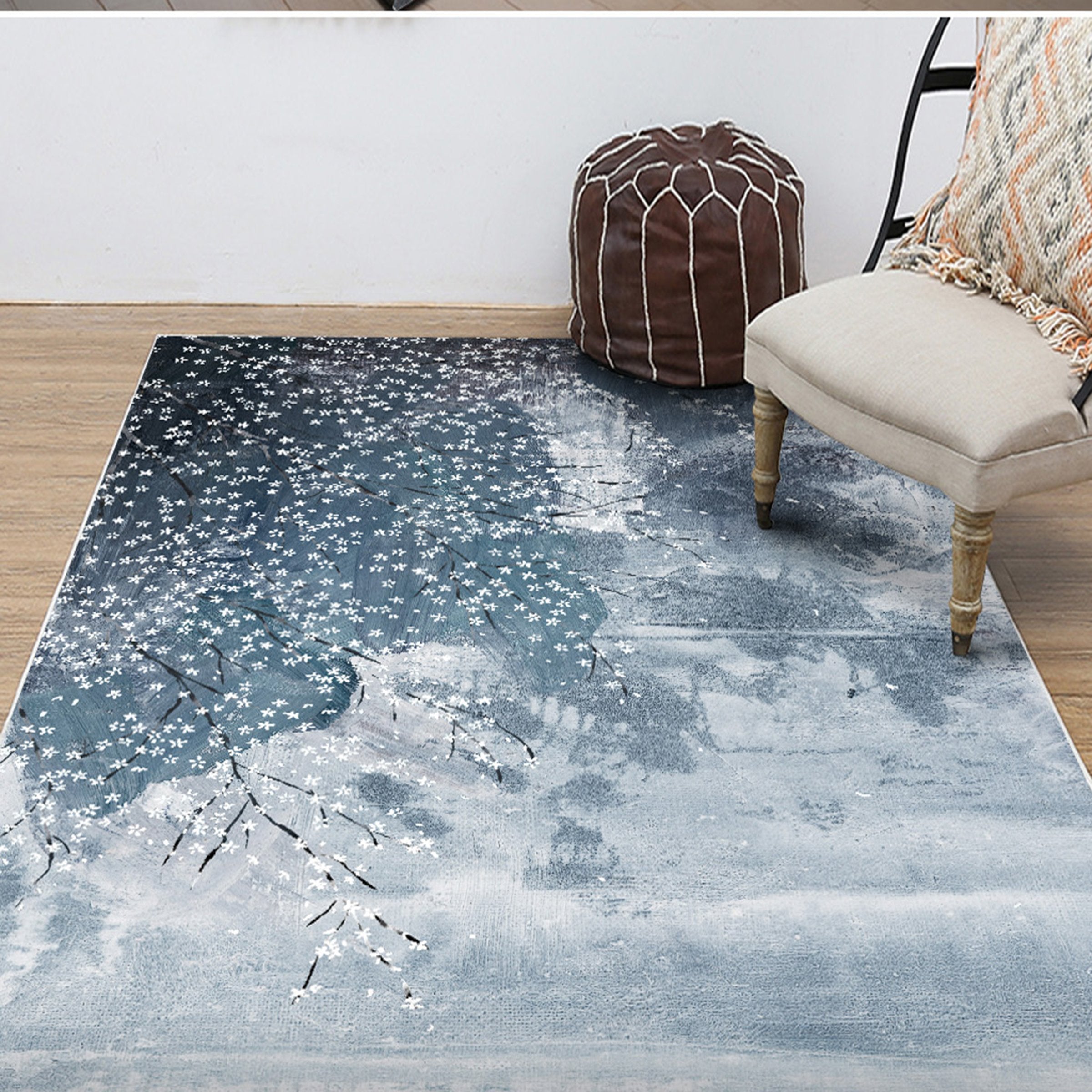 3D Plum Tree WG234 Non Slip Rug Mat Mat AJ Creativity Home