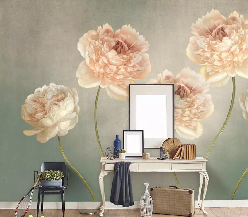 3D Beautiful Flowers WG54 Wall Murals Wallpaper AJ Wallpaper 2