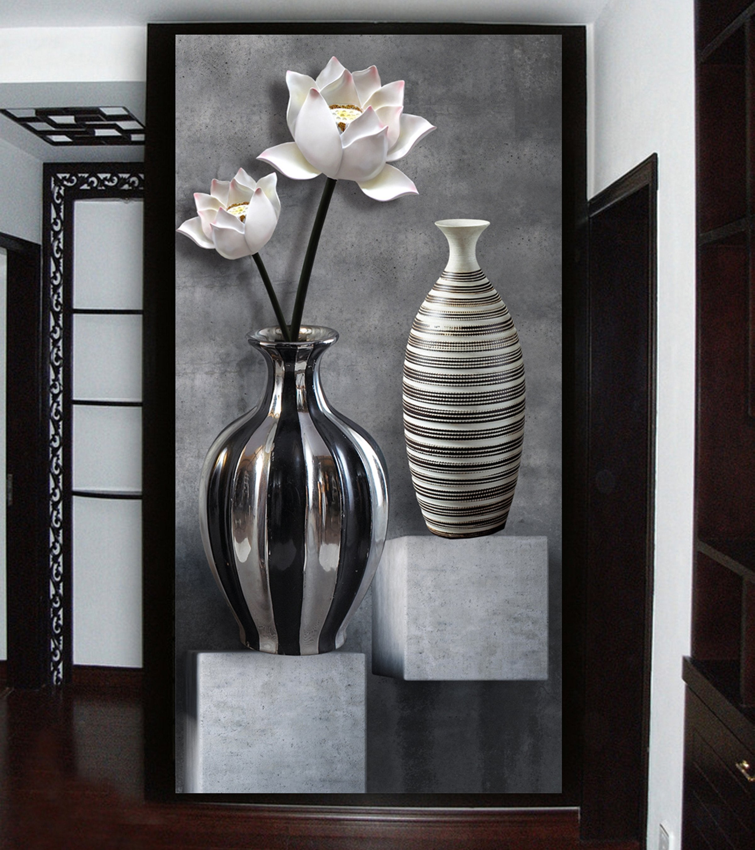 3D Vase 50 Wall Murals Wallpaper AJ Wallpaper 2