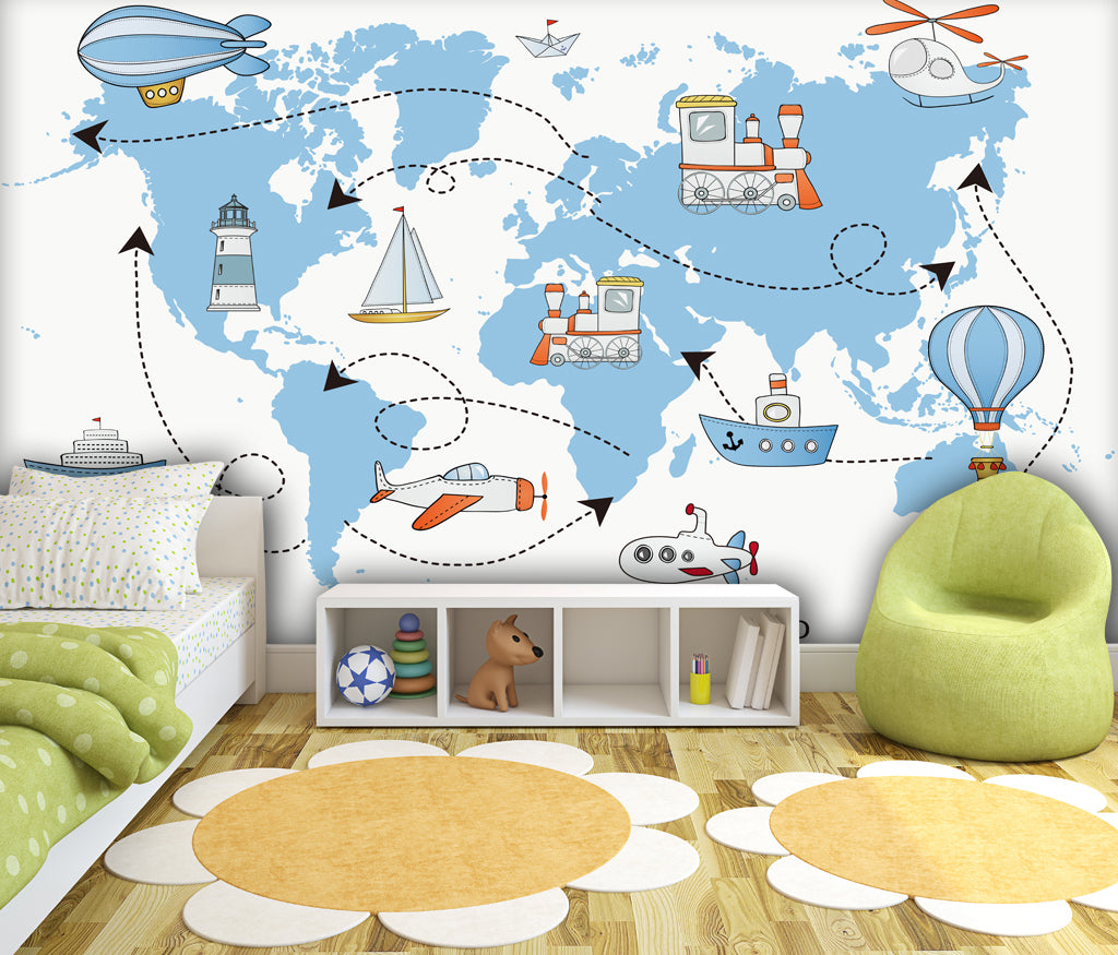 3D Transportation WG457 Wall Murals
