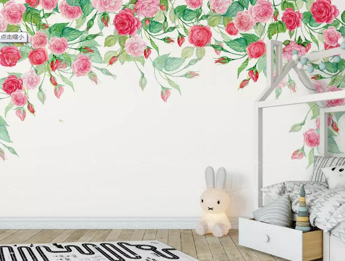 3D Flower Butterfly 408 Wall Murals Wallpaper AJ Wallpaper 2