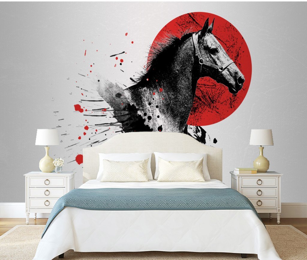 3D Oil Painting Horse 343 Wall Murals Wallpaper AJ Wallpaper 2