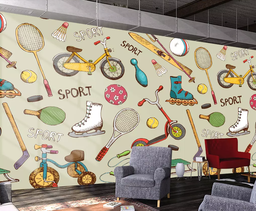 3D Cartoon Skates 103 Wallpaper AJ Wallpaper 2