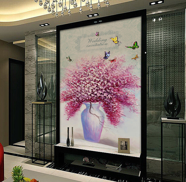 3D Powder Flower WG149 Wall Murals