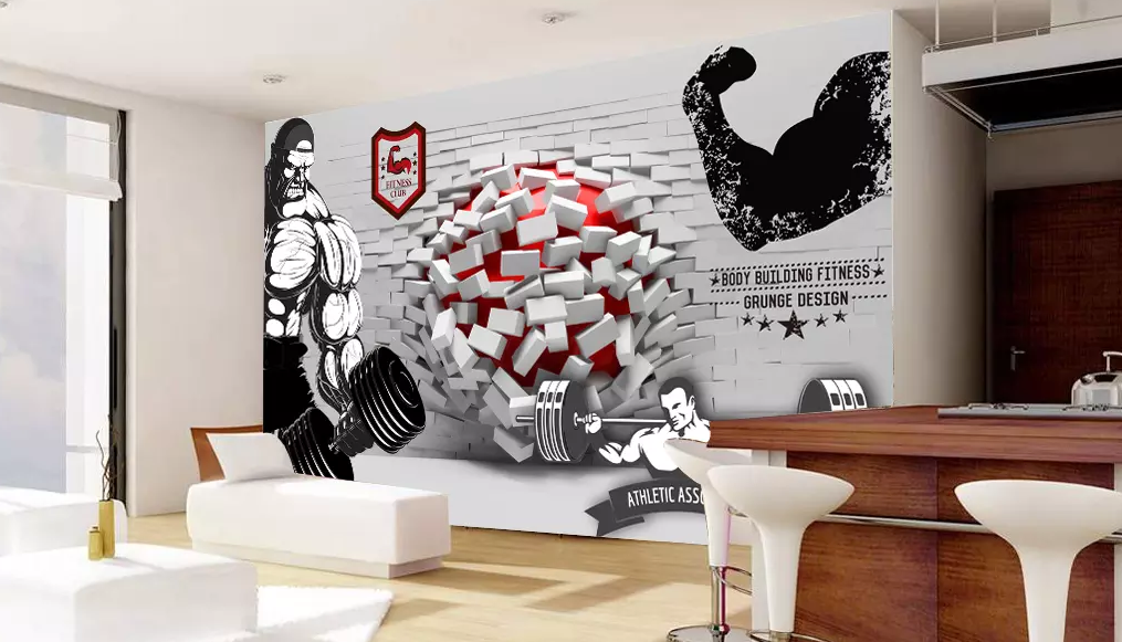 3D Strong Muscle 151 Wallpaper AJ Wallpaper 2