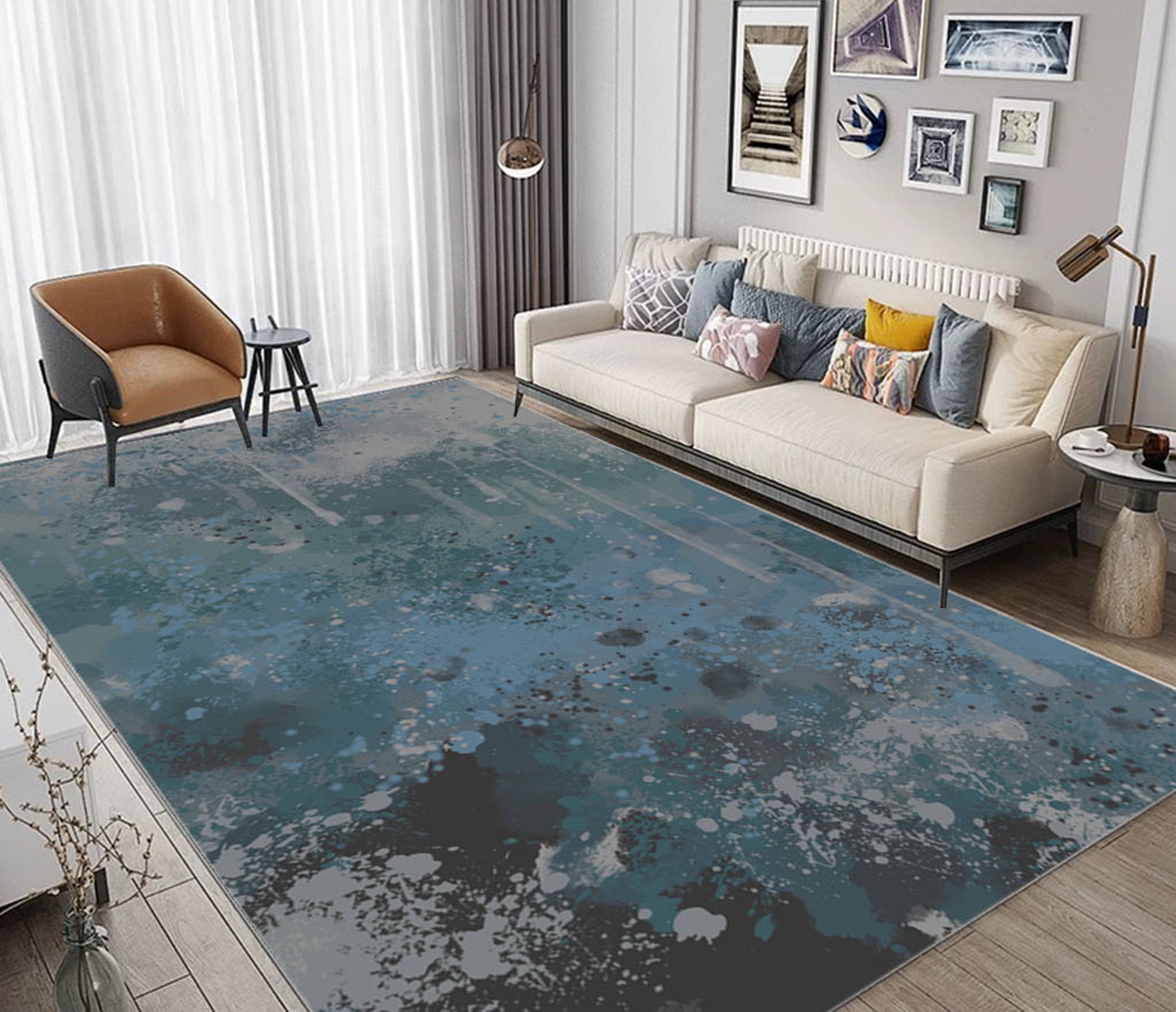 3D Black Graffiti WG493 Non Slip Rug Mat Mat AJ Creativity Home