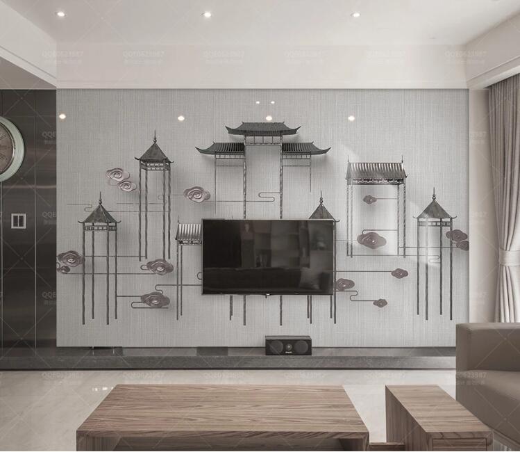 3D Sketch House WC223 Wall Murals