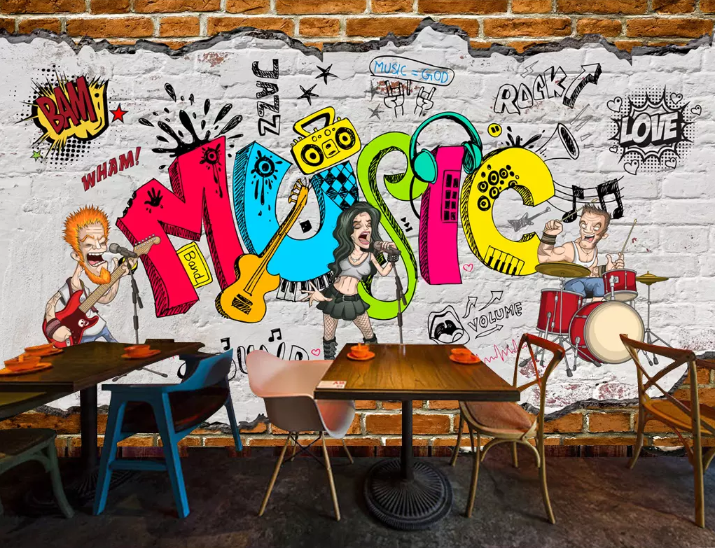 3D Cartoon Music Singing 153 Wallpaper AJ Wallpaper 2