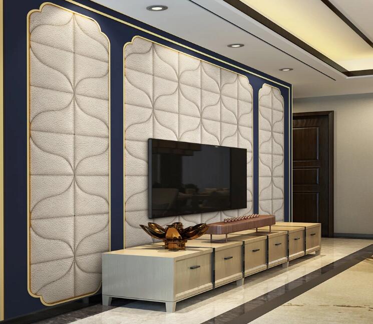 3D Minimalist Lines WC243 Wall Murals
