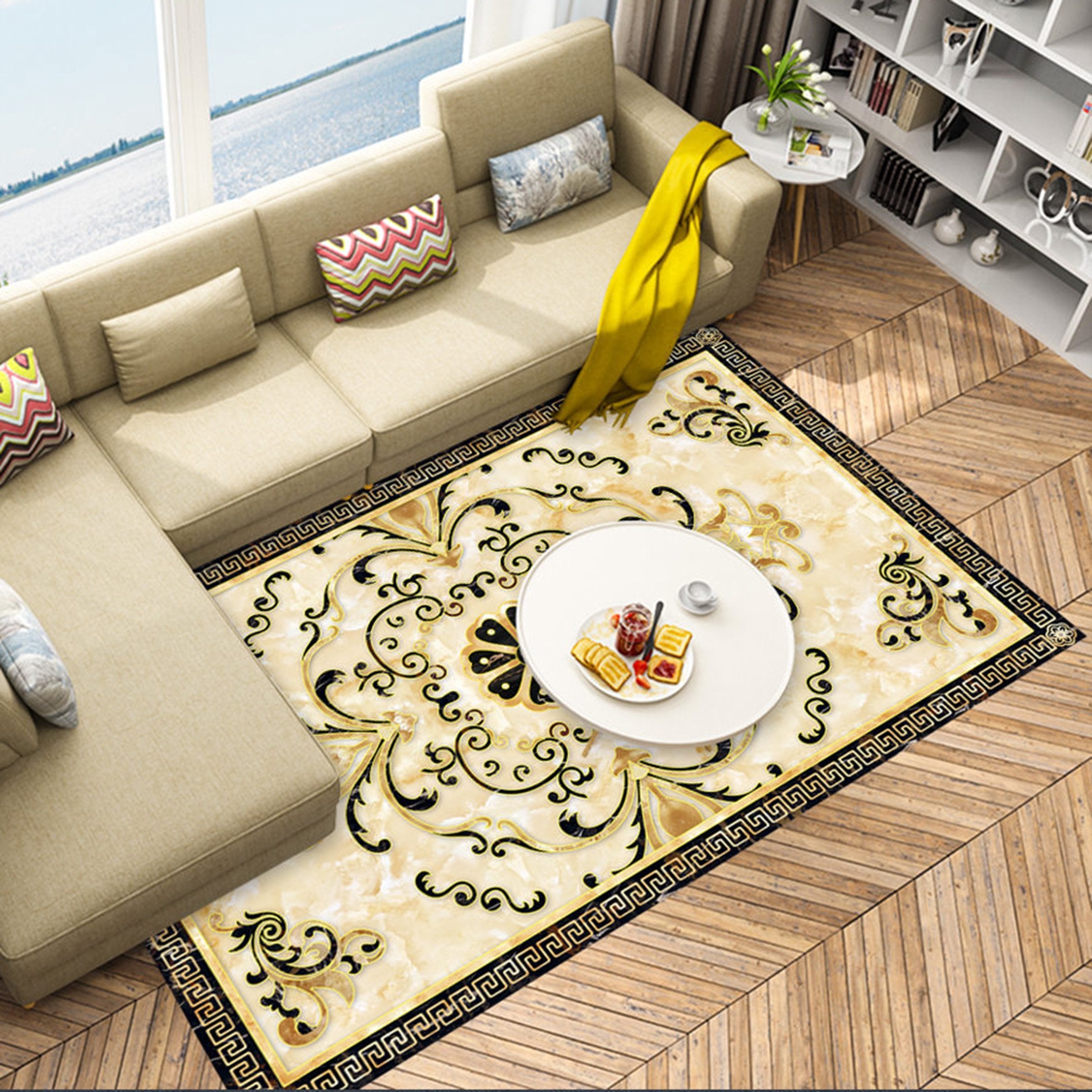 3D Religious Pattern WG198 Floor Mural Wallpaper AJ Wallpaper 2