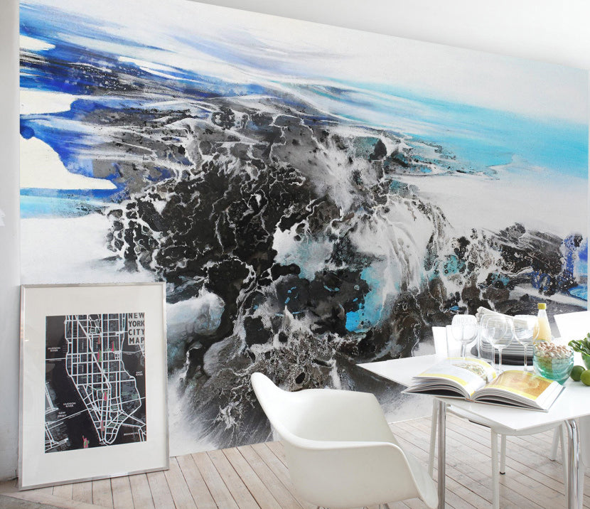 3D Sea Stones WG144 Wall Murals