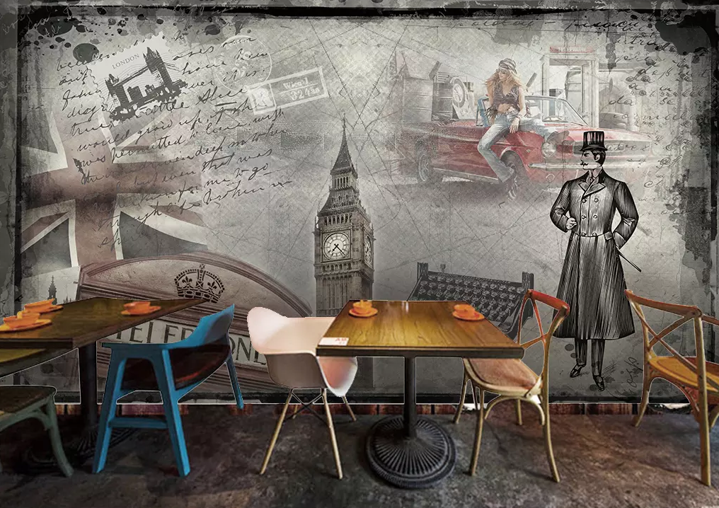 3D Clock Tower Telephone Booth 242 Wallpaper AJ Wallpaper 2