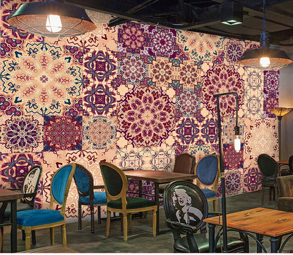 3D Petal Pattern WC044 Wall Murals