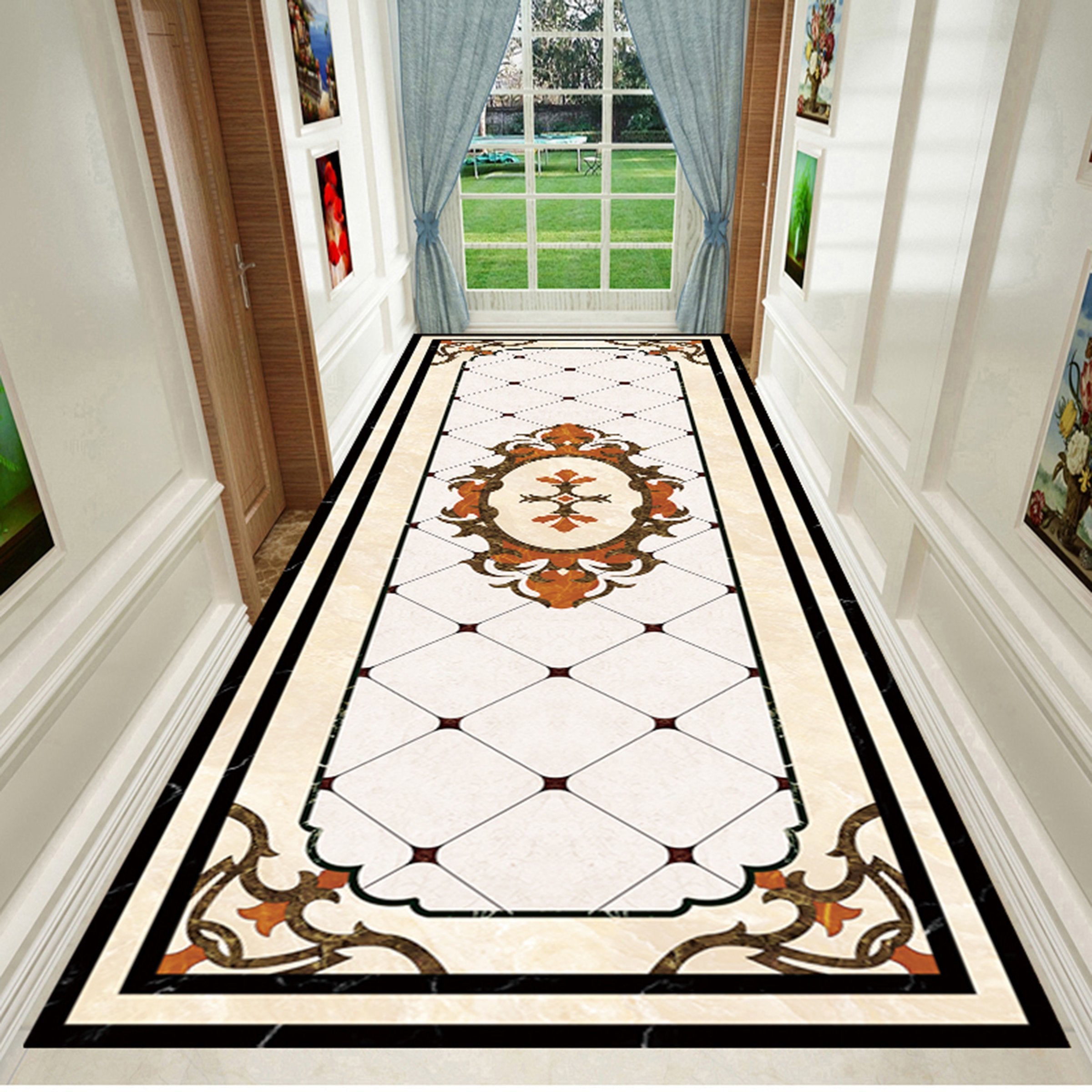 3D Colorful Pattern WG106 Floor Mural Wallpaper AJ Wallpaper 2